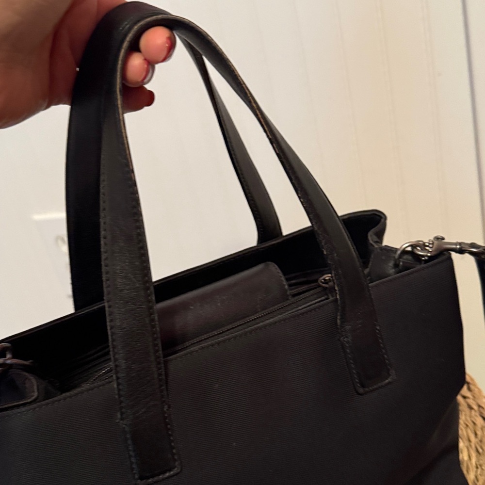 Coach Classic Black Tote with Crossbody Strap - Great Condition - Picture 13 of 13